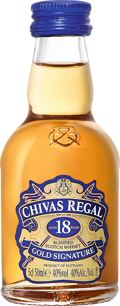 Виски Chivas Regal Blended Scotch Whisky 18 y.o. (gift box), 0.05 л