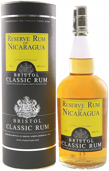 Ром Bristol Classic Rum Reserve Rum of Nicaragua 1999 (gift box), 0.7 л