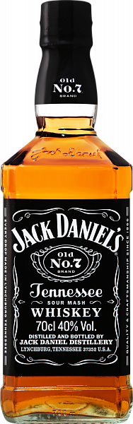 Jack Daniel's Tennessee Whiskey, 0.7 л