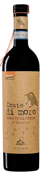 Вино Lunaria Coste di Moro Montepulciano d'Abruzzo DOС Cantina Orsogna, 0.75 л