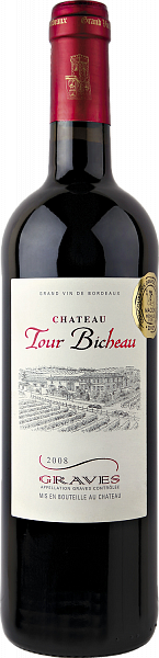 Вино Chateau Tour Bicheau Rouge Graves AOP, 0.75 л