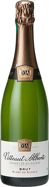 Игристое вино Vitteaut-Alberti Cremant de Bourgogne AOC Blanc de Blancs Brut Nature, 0.75 л