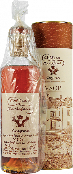 Коньяк Chateau de Montifaud Petite Champagne Cognac VSOP Millenium (gift box), 0.7 л