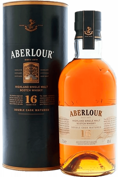 Aberlour Double Cask Matured Highland 16 y.o. Single Malt Scotch Whisky (gift box), 0.7 л