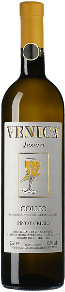 Вино Jesera Pinot Grigio Collio DOC Venica & Venica, 0.75 л