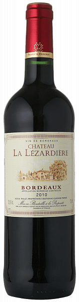 Вино Chateau La Lezardière Bordeaux AOC, 0.75 л