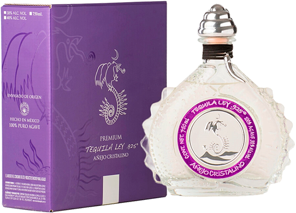 Текила Ley 925 Anejo Cristalino Diamond Premium (gift box), 0.75 л в Саратове