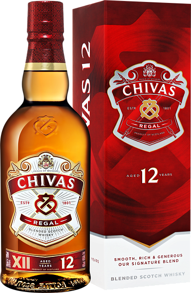 Виски Chivas Regal Blended Scotch Whisky 12 y.o., 0.7 л
