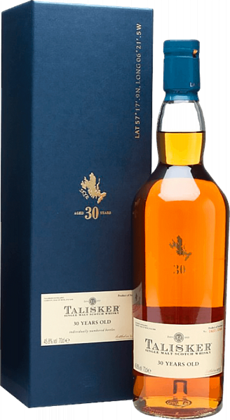 Виски Talisker 30 y.o. Single Malt Scotch Whisky (gift box), 0.7 л