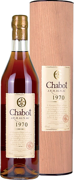 Арманьяк Chabot 1970 (gift box), 0.7 л
