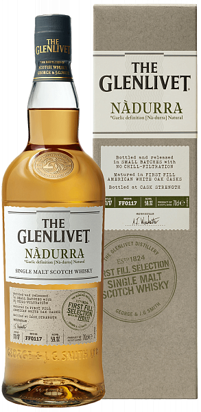 The Glenlivet  Nadurra First Fill Selection single malt scotch whisky (gift box), 0.7 л