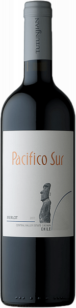 Чилийское вино Pacifico Sur Merlot Central Valley DO, 0.75 л