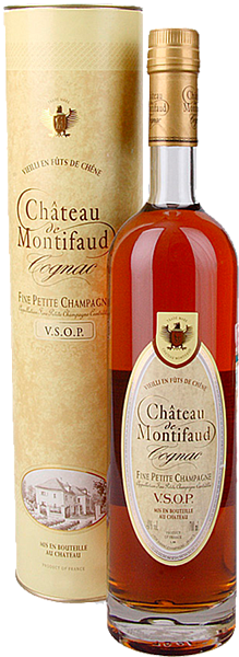 Коньяк Chateau de Montifaud Petite Champagne Cognac VSOP (gift box), 0.5 л