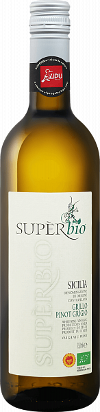Вино Superbio Grillo Pinot Grigio Sicilia DOC Vinicola Decordi, 0.75 л