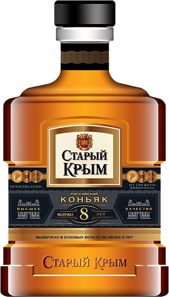 Коньяк Stariy Krim 8 y.o., 0.5 л