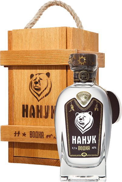 Водка Nanook (in wooden box), 0.7 л