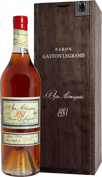 Baron Gaston Legrand 1981 Bas Armagnac (gift box), 0.7 л