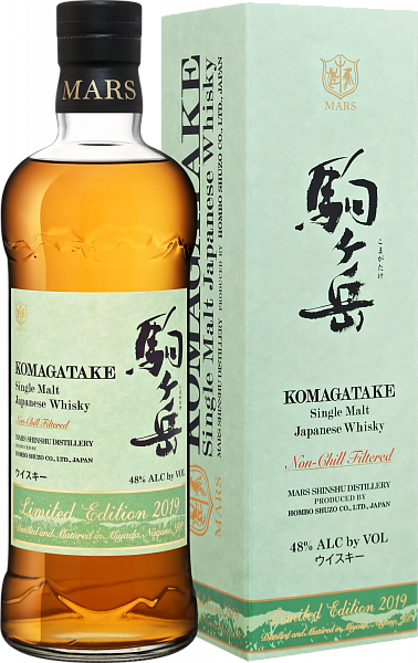 Виски Mars Komagatake Limited Edition 2019 Single Malt Japanese Whisky (gift box), 0.7 л