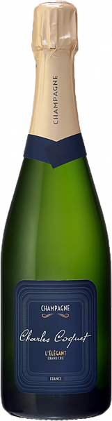 Шампанское Charles Coquet L'Elegant Grand Cru Champagne AOC Brut, 0.75 л