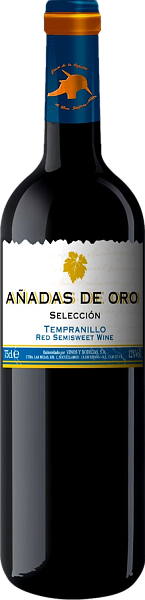Вино Anadas de Oro Tempranillo Semisweet Vinos & Bodegas, 0.75 л