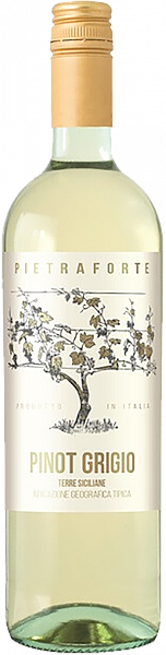 Вино Pietraforte Pinot Grigio Terre Siciliane IGT Castellani, 0.75 л
