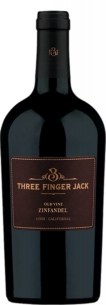 Three Finger Jack Old Vine Zinfandel, 0.75 л