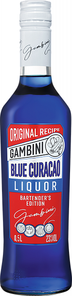 Gambini Blue Curacao , 0.5 л