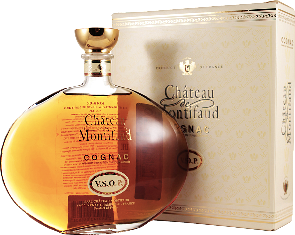 Коньяк Chateau de Montifaud Petite Champagne Cognac VSOP Sabina (gift box), 0.5 л