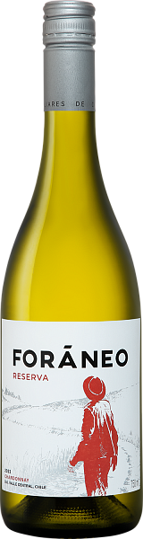 Чилийское вино Foraneo Reserva Chardonnay Central Valley DO Vina Bouchon, 0.75 л