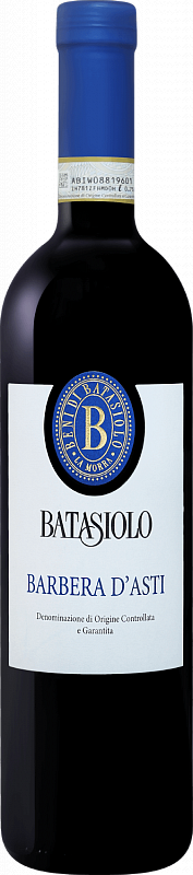 Вино Барбера д’Асти DOCG Батазиоло 2019 0.75л