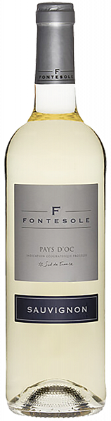 Вино Fontesole Sauvignon Pays d'Oc IGP Les Vignerons de Fontes, 0.75 л