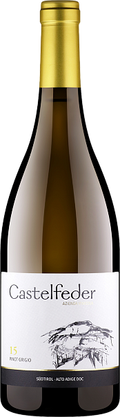 Вино 15 Pinot Grigio Alto-Adige DOC Castelfeder, 0.75 л