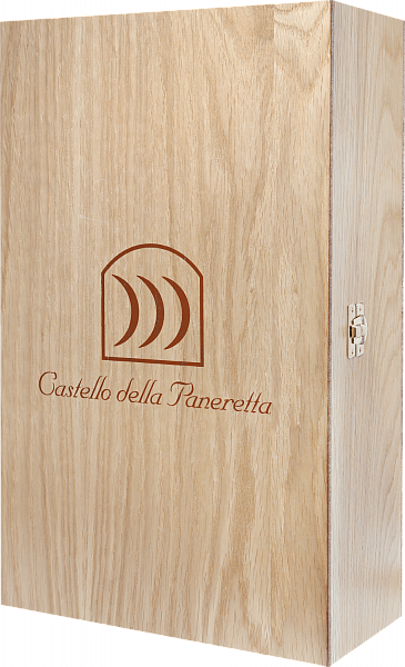 Gift box Castello della Paneretta for 2 bottles, oak
