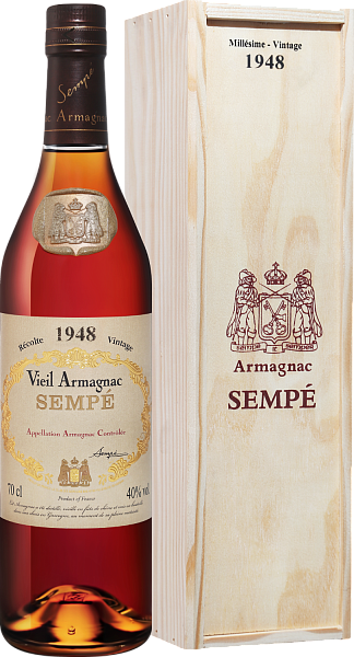 Арманьяк Sempe Vieil Armagnac 1948 (gift box), 0.7 л