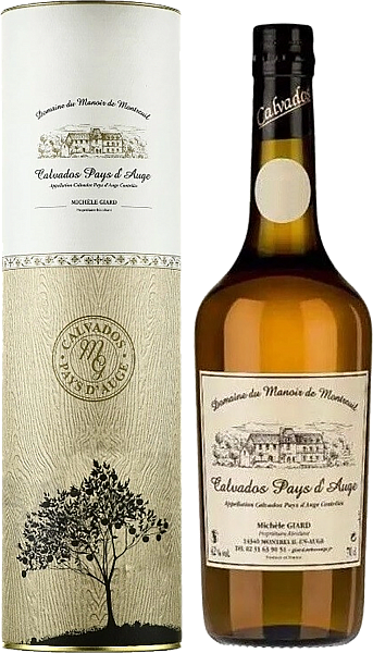 Кальвадос Domaine du Manoir de Montreuil 1987 Calvados Pays d'Auge АОС (gift box), 0.7 л