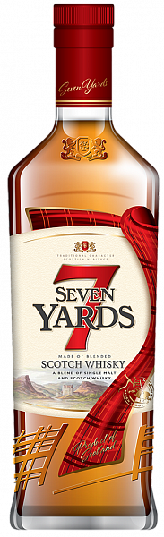 Виски Seven Yards 3 Years Blended Malt Whiskey , 0.7 л