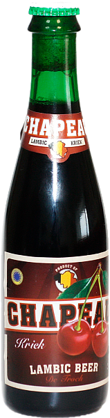 Пиво Chapeau Kriek Lambic De Troch, 0.375 л