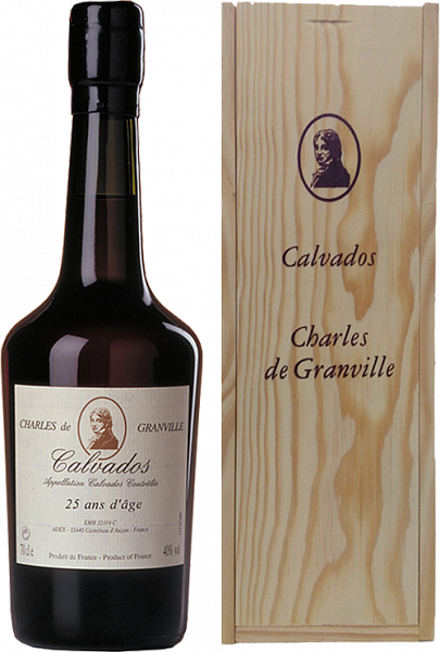 Charles de Granville 25 Ans Calvados AOC (gift box), 0.7 л