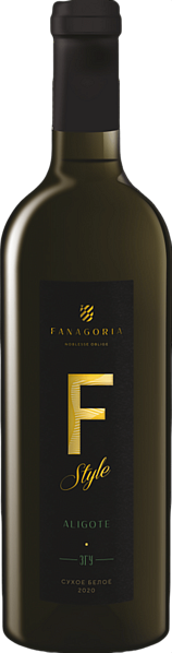 Вино F Style Aligote Kuban'. Tamanskiy Poluostrov Fanagoria, 0.75 л