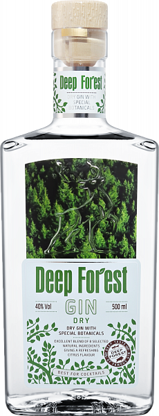 Deep Forest Gin Dry, 0.5 л