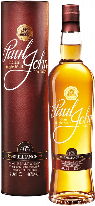 Пол Джон Бриллианс Сингл Молт солодовый виски в подарочной упаковке 0.7 л