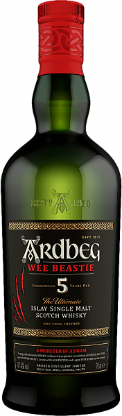 Ardbeg Wee Beastie Islay Single Malt Scotch Whisky 5 y.o., 0.7 л