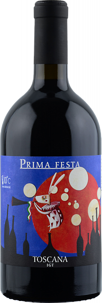 Красное полусухое вино Prima Festa Toscana IGT Piccini, 0.75 л