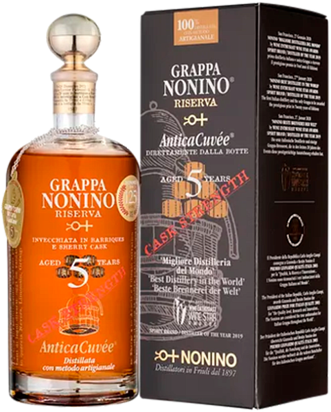 Граппа Nonino Riserva Antica Cuvee Cask Strength 59,9% (gift box), 0.7 л в Воронеже