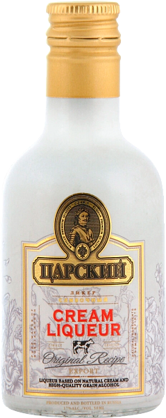 Ликёр Tsarskiy Cream Liqueur, 0.05 л