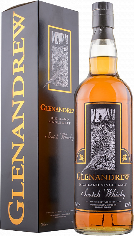 Гленэднрю Хайлэнд односолодовый шотландский виски в подарочной упаковке 0.7 л