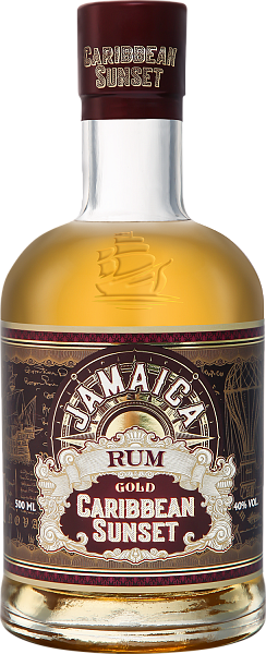 Caribbean Sunset Jamaica Rum Gold  , 0.5 л