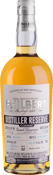 Коньяк Philbert Distiller Reserve Grande Champagne Cognac, 0.7 л