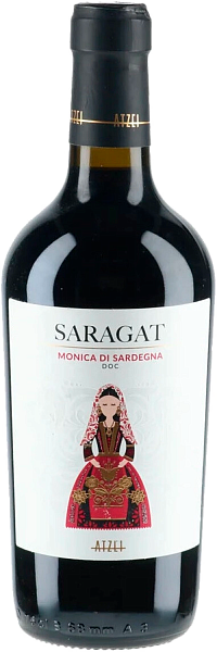 Вино Saragat Monica di Sardegna DOC Atzei, 0.75 л