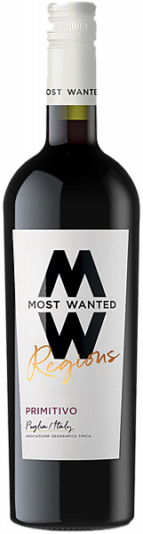 Вино Most Wanted Regions Primitivo Off-Piste Wines, 0.75 л
